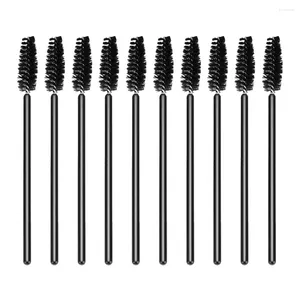 Makeup Brushes 50 Pcs Large Curved Eyelash Tools Fittings Portable Lengthening Mascara Plastic Girl Brow False