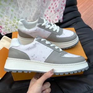 Barock designer herr casual skor rosa denim blommor blå virgil präglade vita svarta designers tränare plattform kalv läder sneakers 1.8 06