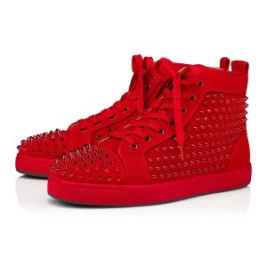 Boyut 35-46 Lüks Tasarımcı Sıradan Ayakkabı Tenis Ayakkabı Erkekleri Kadınlar 2024 Yeni Run Ayakkabı Açık Koşucu Kırmızı Dipler Sneaker Düşük Morer