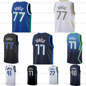 Luka Doncic Basquete Jerseys Christian Wood Maxi Kleber Dwight Powell Reggie Bullock Dorian Finney-Smith Personalizado 2023 2024 Cidade