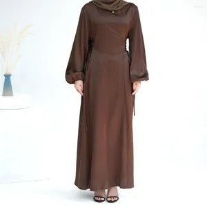 Ubrania etniczne Abayas dla eleganckich kobiet muzułmańskich długich sukienki Maxi Sukienki Turcja Arabska suknia Kaftan Islamska impreza Ramadan Dubai