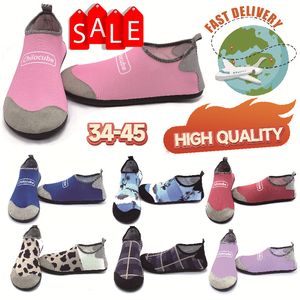 Sandaler simmar Softy Soled Anti-Slip Aqua Quick-Dry Surfing Breath Mesh Waters Beach Diving Sock Non-Slip Snorkling Rivers Tracings