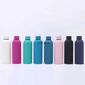 water bottle 500ml 304 Grade Stainless Steel Portable Thermal Sports Water Bottle Reusable No BPA Free Outdoors Drinking Tools For Cycling YQ240110