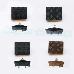 Klassiska plånböcker Korthållare MAN KREDIT KORT SLOTS MOIN PACESS Prägling av flera kvinnor Key Pouch Leather Designer High Quality Travel Plånbok