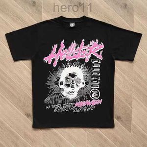 T-shirts voor heren Hellstar Sound Like Heaven Tee Mannen Dames Streetwear T-shirt Hoge kwaliteit 100% Casual Gothic T-shirt met korte mouwen z2 ZCEO ZCEO
