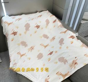 Coperta per bambini di lusso Stampa modello giraffa neonato Fasciatoio Dimensioni 90 * 115 CM designer infantile Trapunta lavorata a maglia Jan10