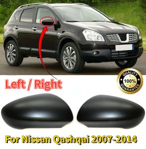 New Left/Right Wing Mirror Cover Replacement For Nissan Qashqai J10 2007-2014 Side Door Rearview Mirror Cover Car Accessories