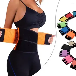 Shapers femininos 1 pc mulheres úteis malha cintura treinamento cinto de energia esporte ginásio fitness espartilho corpo emagrecimento