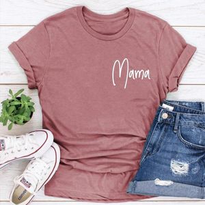 Camisetas femininas camisa da mãe dia das mães camisetas mamãe amor camiseta favorita para