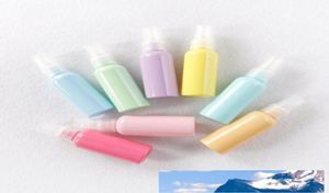 Bärbar 50 ml parfymflaskor plast Lätt att bära förpackningsbehållare färgglada makronfärger Sprayflaska Creative 0 65ZH BB9563785