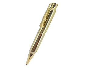 Ballpoint Pens Acmecn Gold Pen z karabinem w kształcie pistoletu w formie bitwy do promocji do promocji Prezo