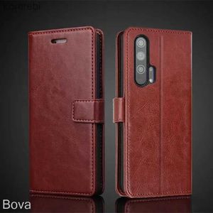 Cell Phone Cases case for Huawei Honor 20 Pro / Honor 20 card holder cover case Pu leather Flip Cover Retro wallet phone bag fitted case businessL240110