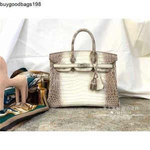 Designers Handbags Himalayans Bags Designer All Manual Wax Thread Sewing Bk25 Himalayans Crocodile Leather Handbag for Women Large Capacity