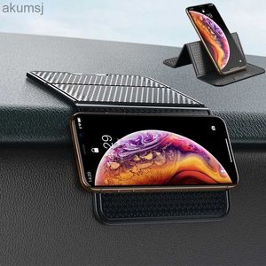 Cell Phone Mounts Holders Car Phone Holder Universal Multifunction Nano Rubber Pad Car Mount Phone Support Non-slip Mobile Phone Wall Desk Sticker YQ240110