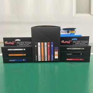 Buttey Max Batteries 400mAh Preheating Battery Adjustable Voltage 510 Thread for Thick Oil Carts with Box Packaging