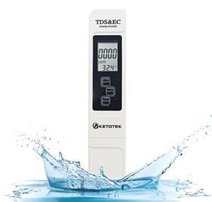 Portable Digital TDS Tester Meter TDS EC Meter Thermometer 09999USCM 09999PPM 01800 Degree Water Qualit Monitor2217750