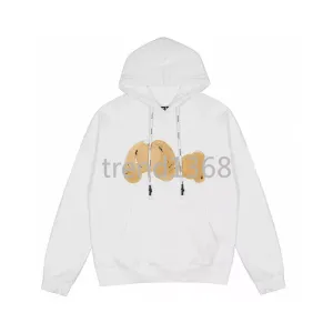 Erkekler artı beden hoodie hoodies takım elbise sıradan moda renk çizgisi yüksek kaliteli ayı desen nefes alabilen uzun kollu sweatshirt