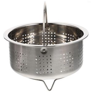 Double Boilers Stainless Steel Steamer Supply Basket For Vegetables Steaming Stand Portable Tripod