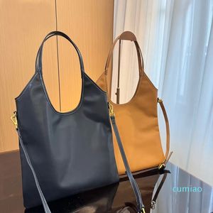 Hobo Designer Bag Tote Bag Women Handbag Underarm Shoulder Large Capacity Shopping Metal Hardware Removable Strap High Quality Travel Pouch Black