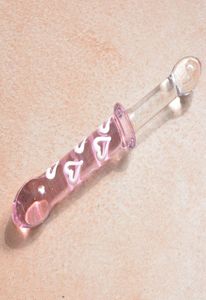 Yema 984in Double Ended Glass Dildo Big Dildos Penis Dick Crystal Butt Analプラグ女性用男性のための前立腺マッサージャーセックスおもちゃゲイY189623140