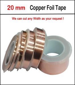 WholeNew 20mm x 20M Copper Foil Conductive Adhesive Tape EMI Shielding Guitar Slug and Snail Barrier3201095