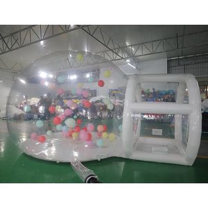 spedizione gratuita a porta attività all'aperto grande casa a bolle trasparenti tenda da campeggio gonfiabile con globo di neve di Natale in vendita