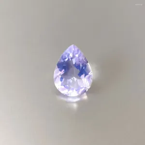 Diamantes soltos de alta qualidade Lavanda Lua Quartzo 7x9mm Pêra Pedra Facetada Padrão Szie