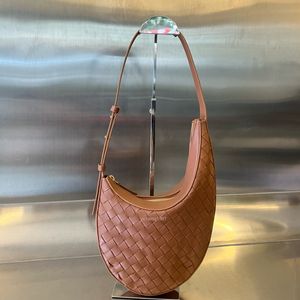 Borsa a tracolla di design Drop ReplicationBV di livello superiore 10A Borsa a tracolla di lusso da donna da 32,5 cm Borsa a tracolla in tessuto in pelle di agnello Intreccio Spedizione gratuita VV015