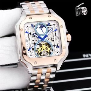 Senaste versionen AAA Top-klass Man Watch Designer Watch Mens Watches Mechanical Watch Multi-Function Chronograph rostfritt stål Sapphire Glass Montre de Luxe Nice