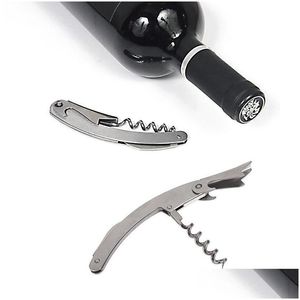 Apriscatole 500 pezzi Sea Horse Coltello pieghevole Mtifunction Cavatappi in acciaio incernierato Camerieri Apribottiglie per vino Foil Cutte Tool Za1041 Dro Dh3Mc