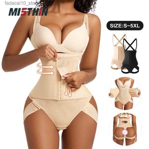 Taillen-Bauchformer MISTHIN Sexy Shapewear-Taillen-Body für Frauen, der Körperformung an der Taille abnimmt, schwarze Haut, Ganzkörper-Shaper, Bauchgürtel, Q240110