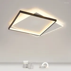 Taklampor geometrisk LED -lampa för vardagsrummet modern enkel hushållsbelysning nordisk sovrum heminredning