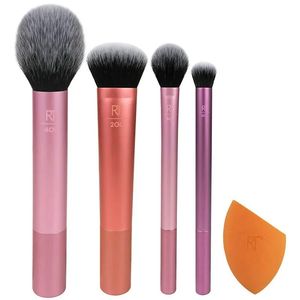 Borstar RT Makeup Brush Setmakeup Blending Sponges, For Eyeshadow, Foundation, Blush Concealer, UltraPlush Synthetic Bristles Beauty Tool