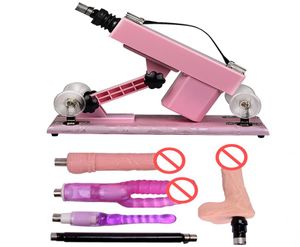 Kadınlar için Otomatik Geri Çekilebilir Seks Makinesi 6cm Teleskopik Mastürbasyon Dildo Seks Mobilya Seks Oyunları ile Robot Makinesi 4669535