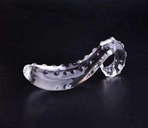 Pyrex Glass Dildo Fake Penis Crystal Anal Beads Buttプラグ前立腺マッサージャーGSPOT女性マスターベーションセックスおもちゃ1674318