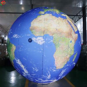 Atividades ao ar livre iluminação LED Sistema Solar Nove Planetas Balão Inflável para Venda