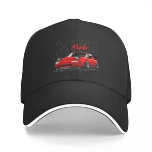 Ball Caps Red Miata JDM Car Cap Baseball Wild Hat Summer Hats Christmas Beach Męs