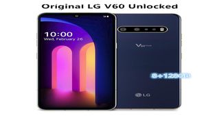 LG V60 ThinQ 5G V600 68 pollici Octacore 8 GB RAM 128 GB ROM telefoni 64 MP Tripla fotocamera 1 SIM Impronta digitale Cellulare sbloccato originale4956144