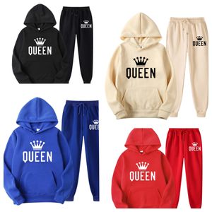 Sonbahar Kış Kadın Hoodies Takım Sıradan 2 Parça Setleri Kadın Takip Kıyafetleri Moda Jogging Giyim kazak Podu Pantolon Setleri AD