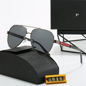 Marken-Sonnenbrille, hochwertige Designer-Sonnenbrille, Luxus-Sonnenbrille für Damen, Pilot-Oval-Buchstaben-Design, Strand-Wear-Sonnenbrille, Geschenkbox, 11 Farben, sehr gut