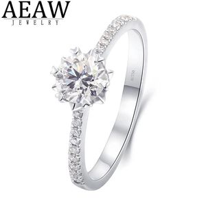 Rings 100% Real Lab Grown Diamond Ring 0.552ct CVD Diamonds Fine Jewelry Engagement Wedding Rings for Women