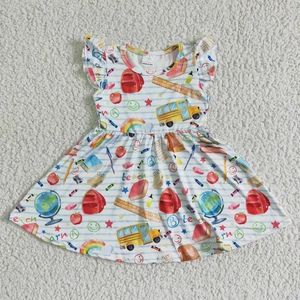 ショートパンツサマーバックトゥースクールデイズブティックベビーガール服卸売子供たちのドレス子供のファッション幼児服