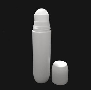 100 ml białe plastikowe butelki w rolce butelki dezodoranty 34 unz biały pusty napełnienie butelki na olejki eteryczne perfumy cos2473138