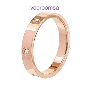 Designer jewelry Carter Rings Cold and indifferent internet celebrity titanium steel food ring female simple temperament Korean With Original Box