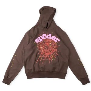 Spider Hoodie Spider Track Track Haodie Spider Hoodie SP5der Spider Clothing 5 SP5der Pullover tascabile Lettera casual a maglia Lettera di cotone Lunga Lettera di alta qualità 510