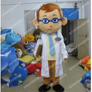 2024 Halloween Masculino Médico Mascote Trajes Halloween Personagem de Desenho Animado Roupa Terno Xmas Outdoor Party Festival Vestido Promocional Roupas Publicitárias