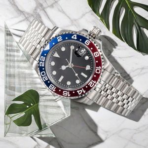 Mens Designer titta på original ny rollj montre luxe klockor för gåvor armbandsur super rostfritt stål 40mm safir aaa kvalitet armbandsur med låda