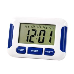 Kök Timers 200 datorer/Lot Alarm Clock 5 Grupper Noisy Bell 12/24 Hours Countdown MTI Home House Lab Drop Delivery Garden Dining Bar DHLKL