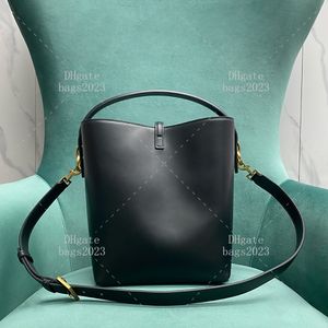 Designer Bucket bag Calfskin Shoulder bag 20cm 10A lady Crossbody genuine leather Shopping Bag With Box Y076
