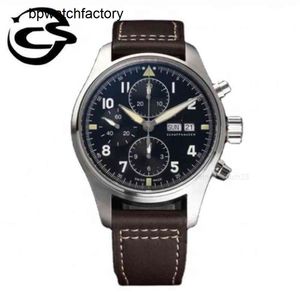 Iwcity Watch Clone Superclone Brand Mechanical Luminous Superclone Watch Diver Luxury 41mm Mens Eta 7750 Chronograph Movement IW387903 Pilot Swiss Arvur